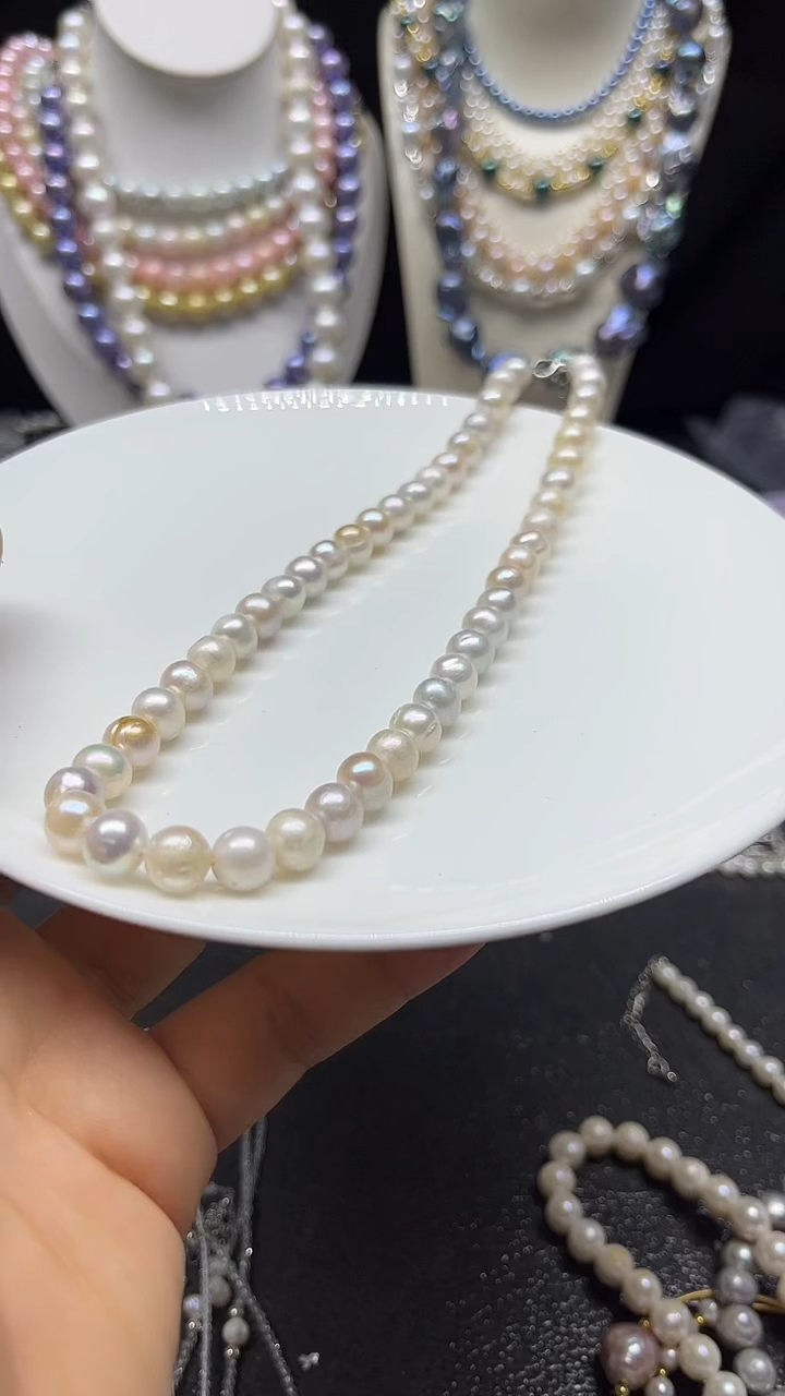 颈饰未镶嵌淡水珍珠多人