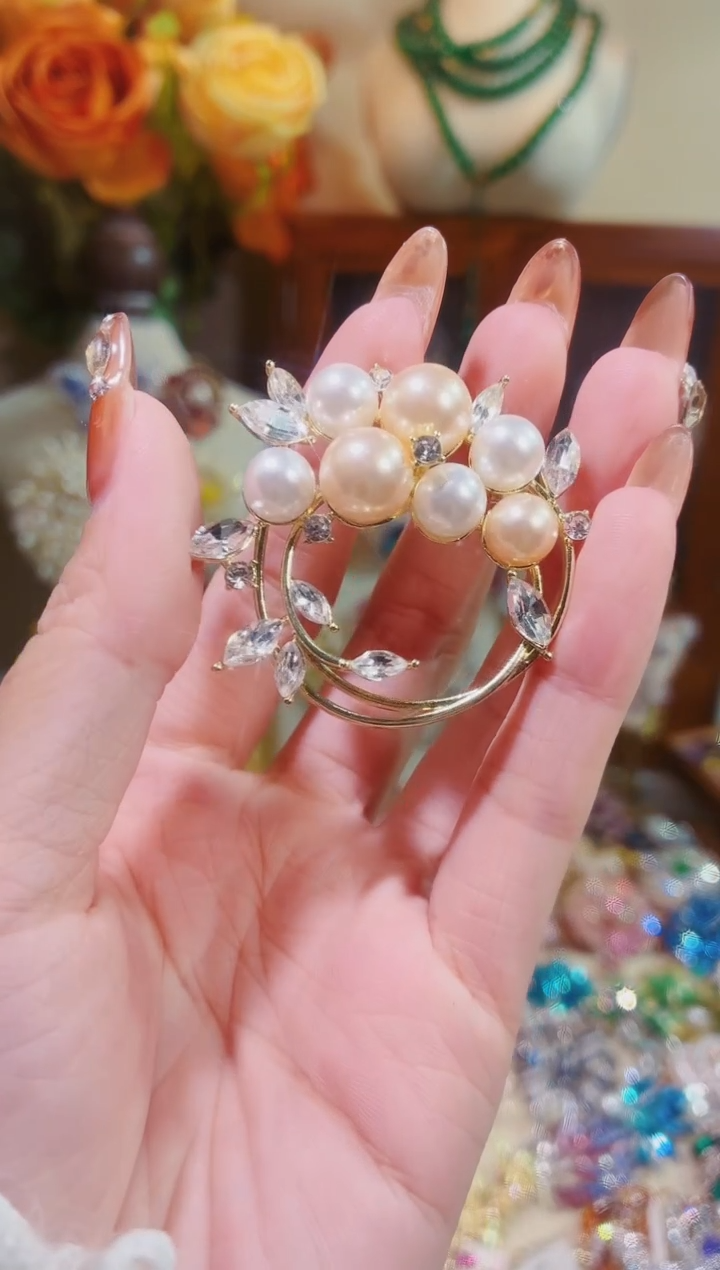 合成立方氧化锆铜合金花环
