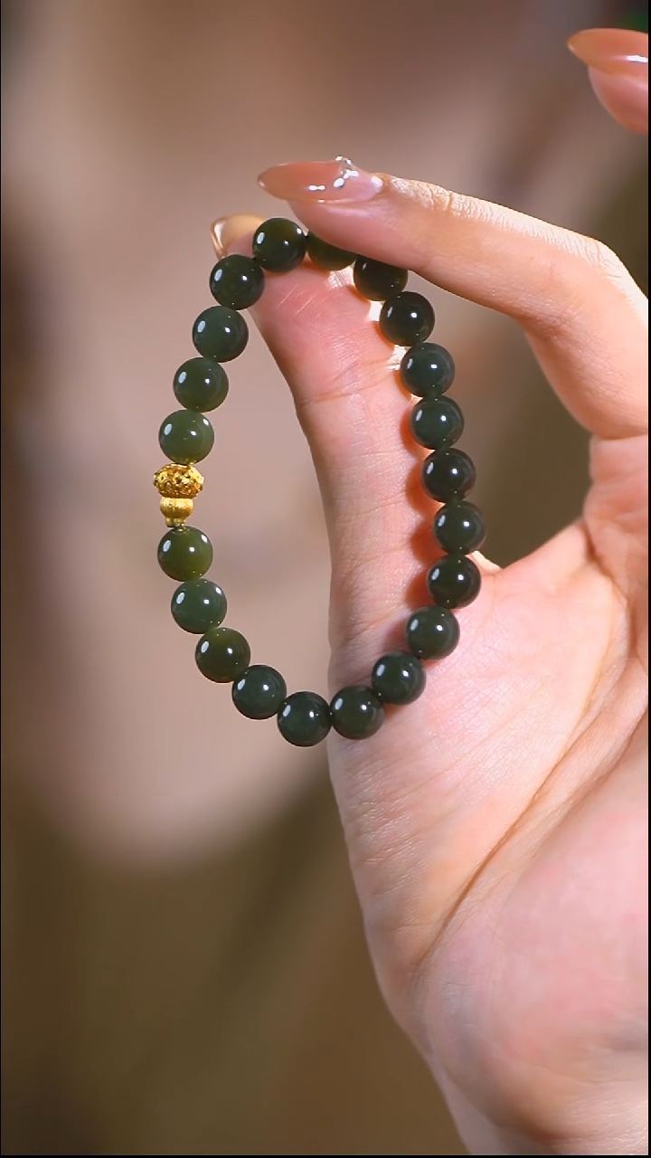 未镶嵌手串和田玉和田单圈葫芦