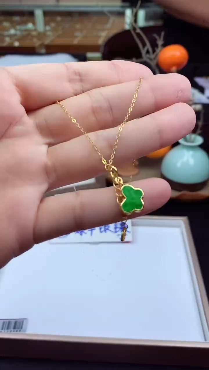 项链未镶嵌翡翠项链@@CMT