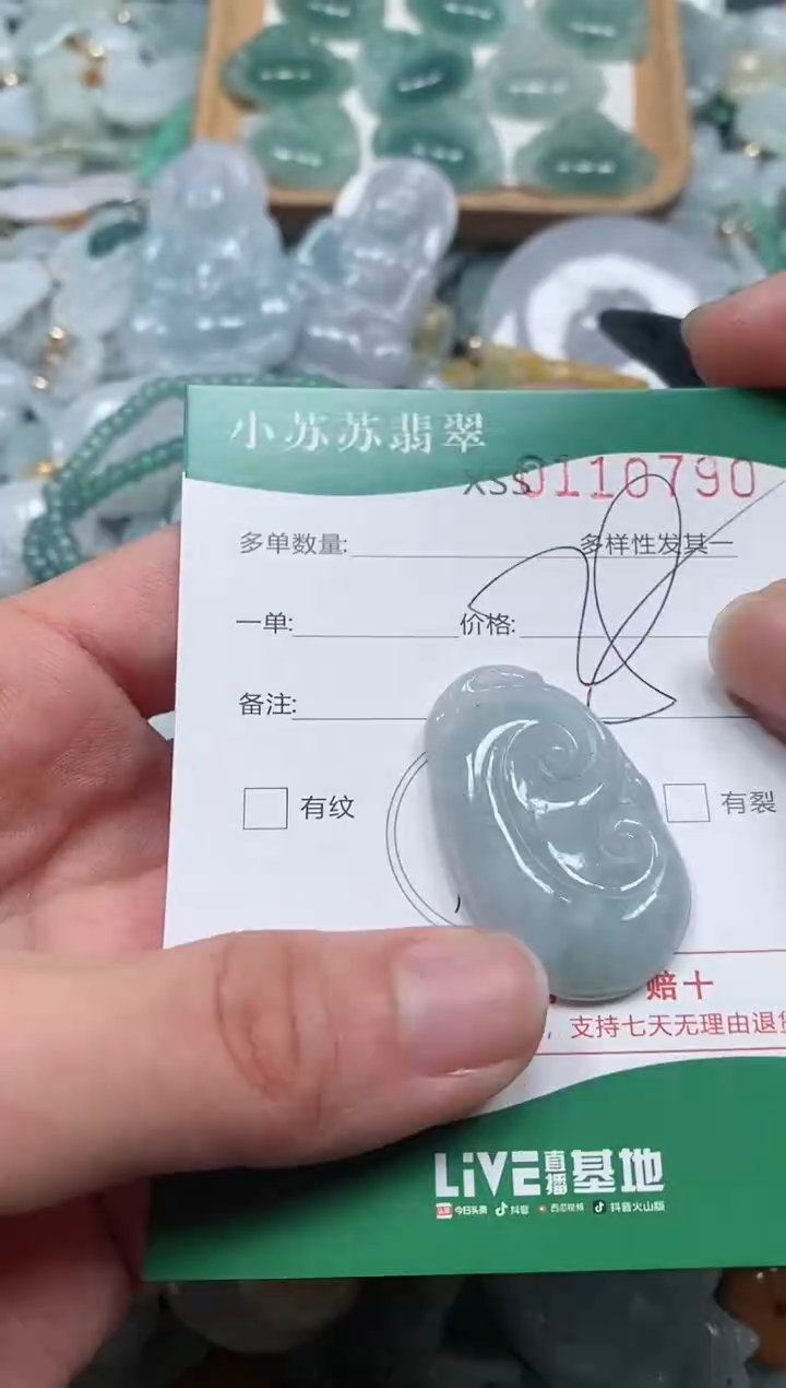 【闪购商品】翡翠颈饰未镶嵌闪购商品0110790