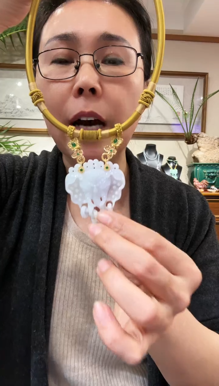 【闪购商品】翡翠颈饰未镶嵌国风