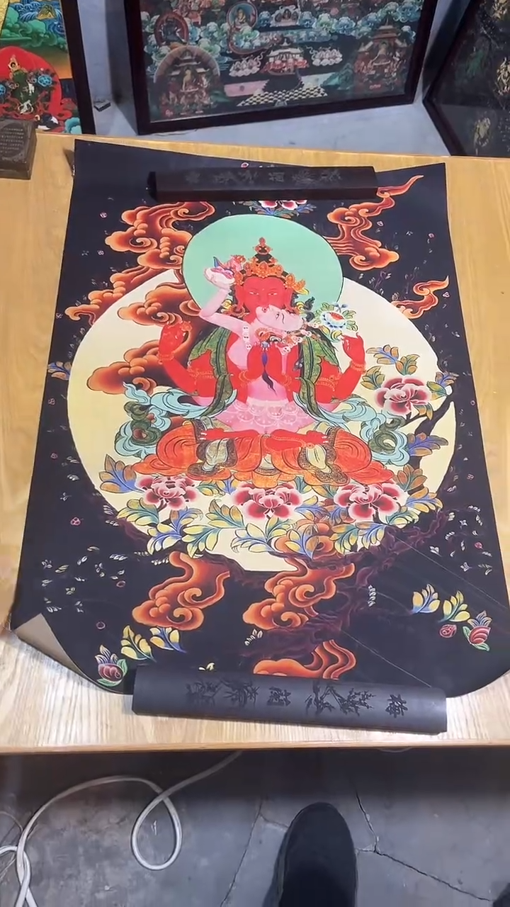 卷轴画卷轴画唐卡商品