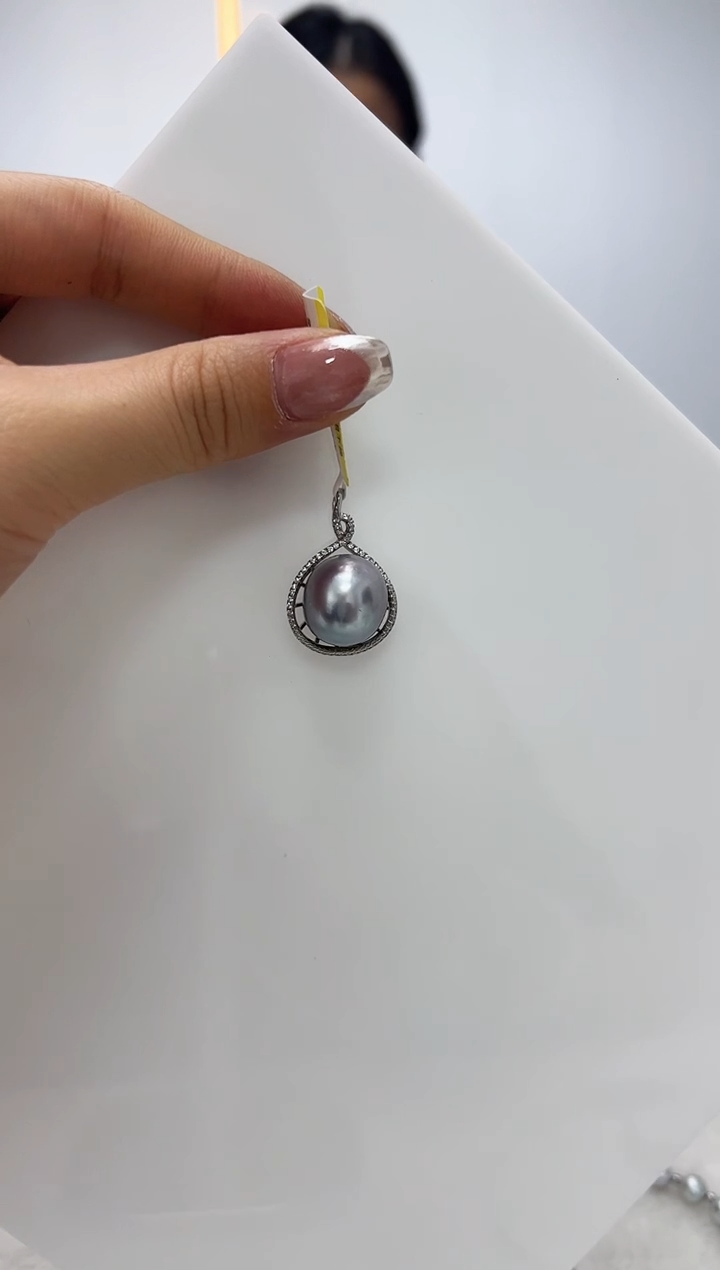 【闪购商品】海水珍珠DA银S925镶嵌吊坠 V3339
