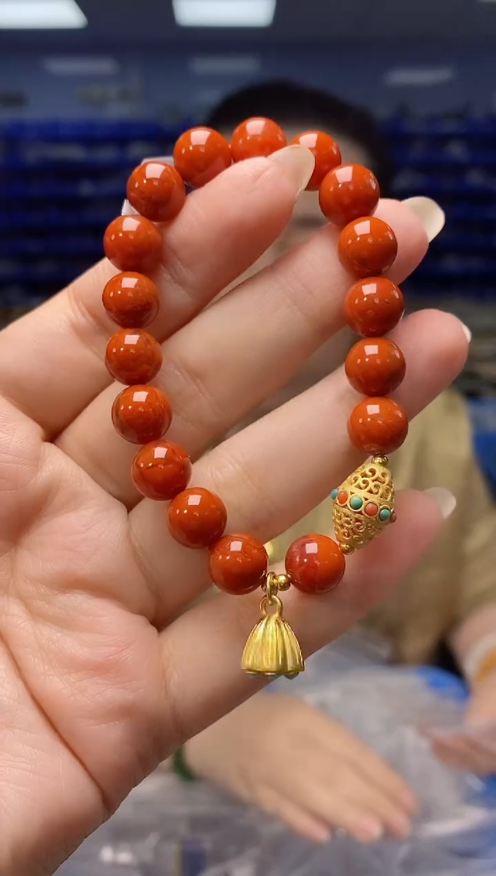 【闪购商品】南红玛瑙手链未镶嵌G13254