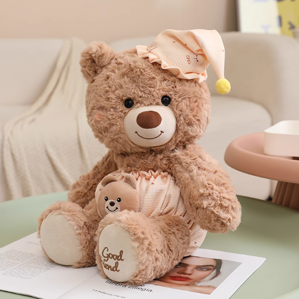 快乐小队晚安系列小熊绵软可爱