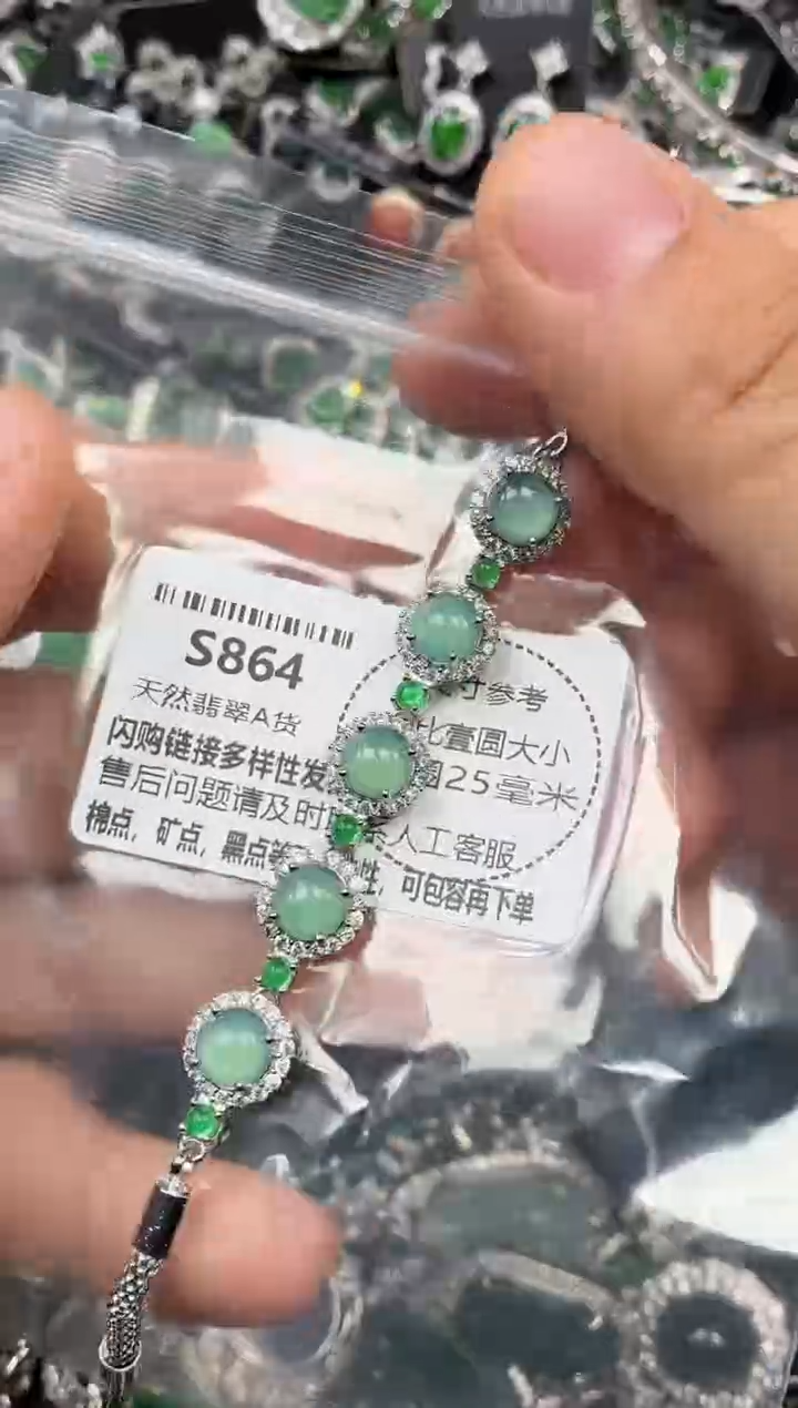 颈饰未镶嵌翡翠S864手链