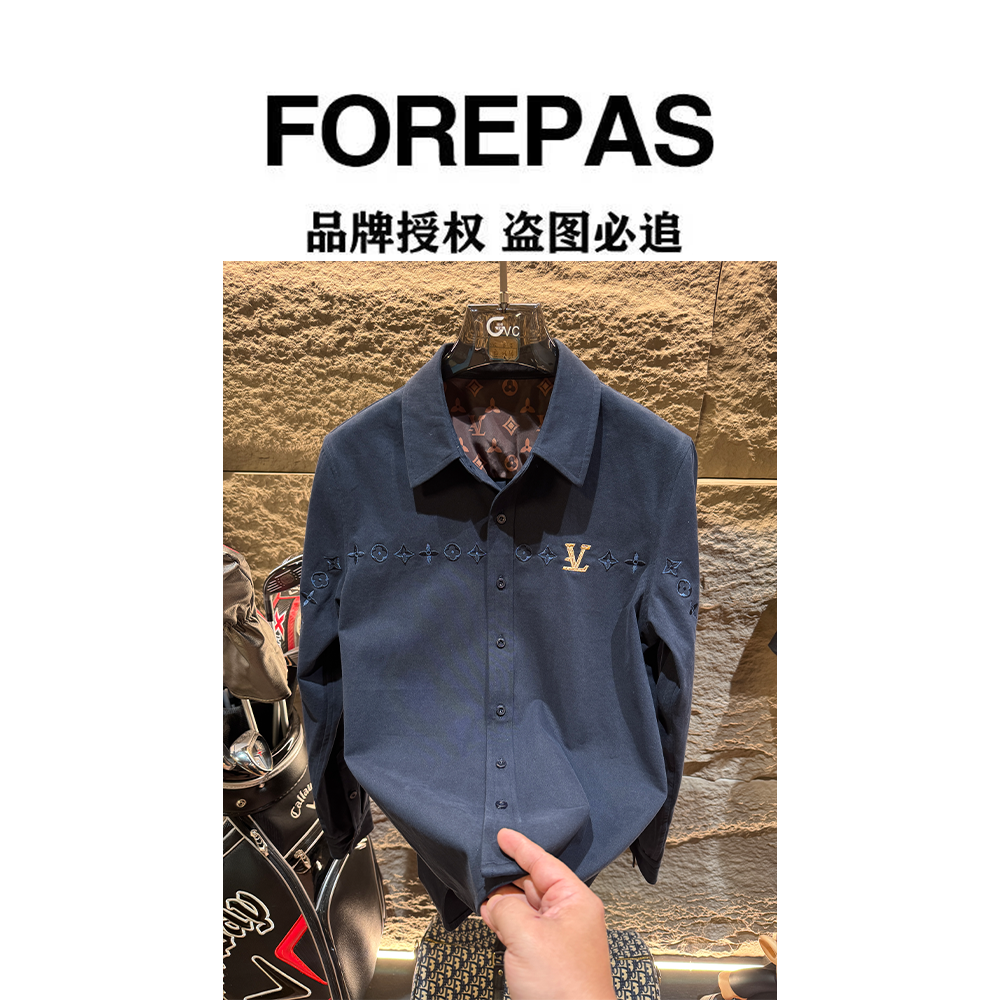 FOREPAS.2025.秋季经典色情侣休闲牛仔外套
