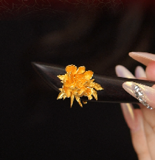 鳳喆专属定制链接 牡丹蝴蝶金镶（不要流苏）木4克定制多退少补