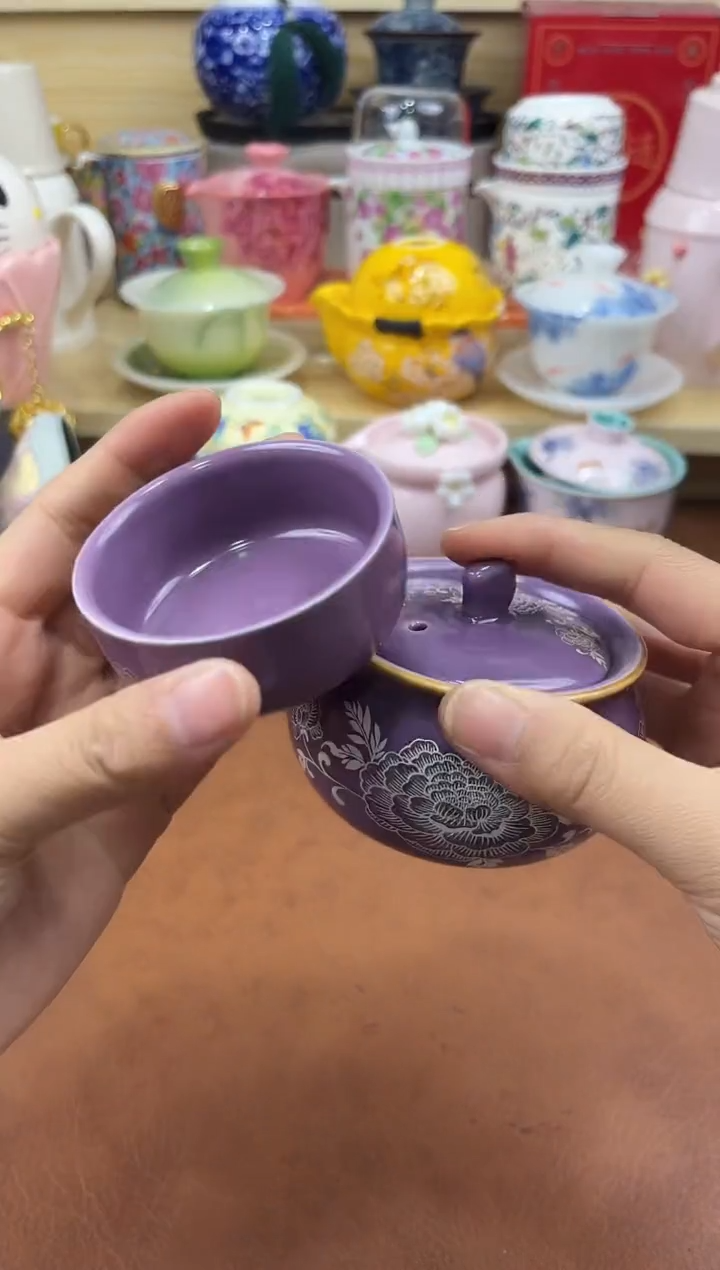 陶陶瓷茶具摆件旅行套组