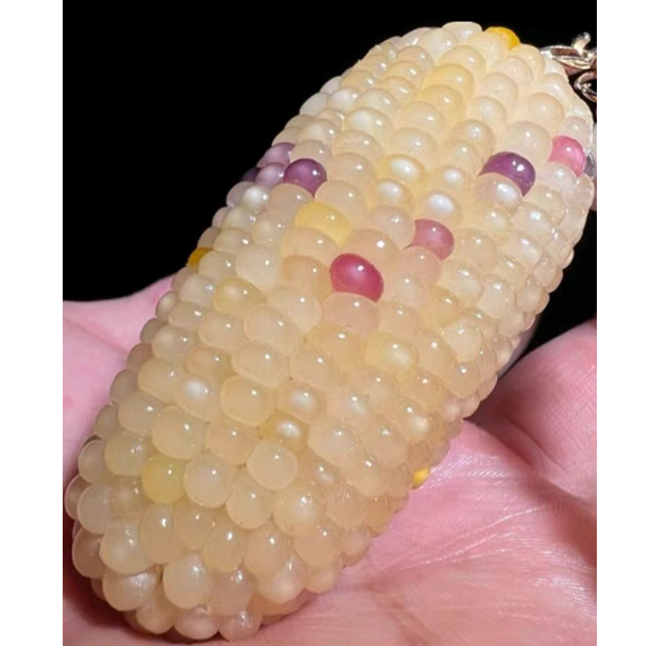 文玩玉米 车内挂件 女生文玩玉米 家居饰品  伴手礼 创意礼品