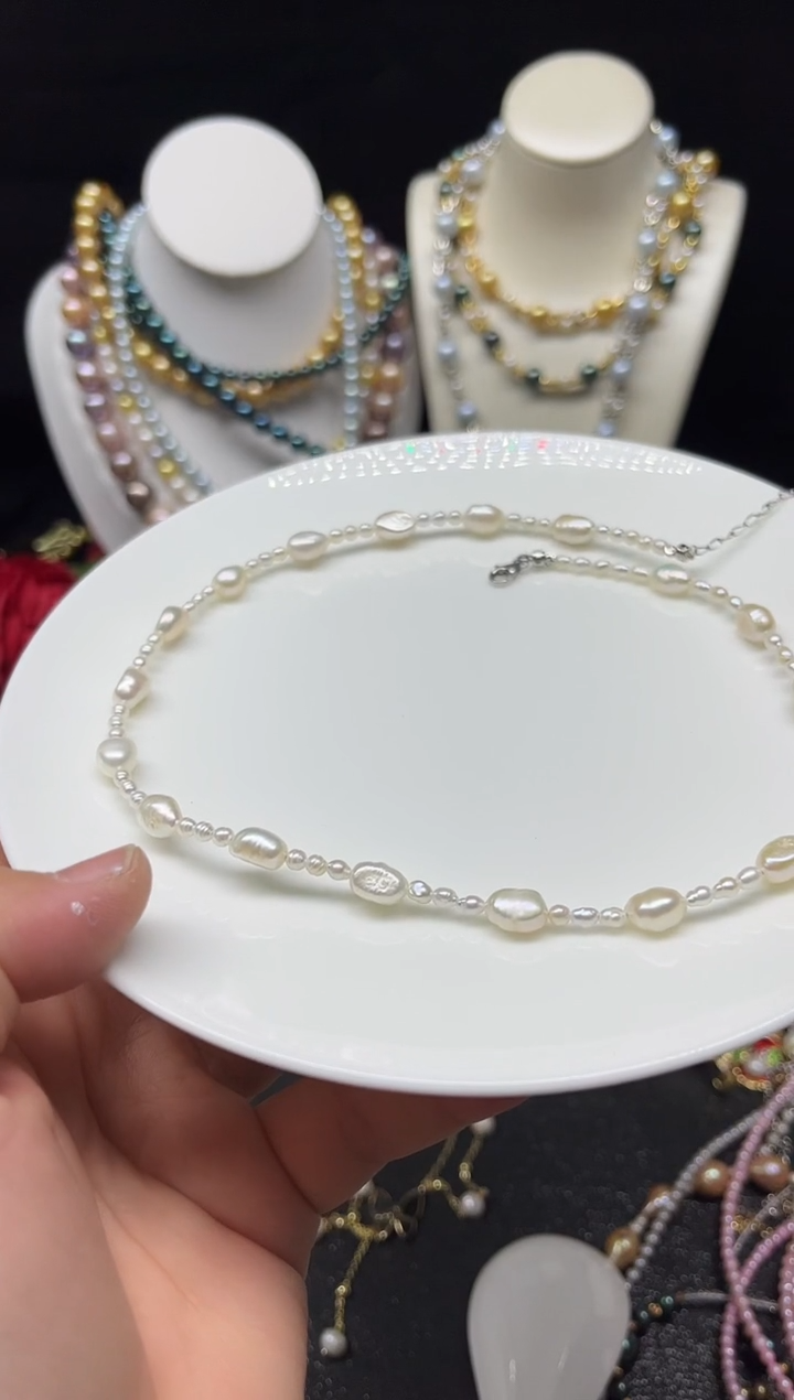 【闪购商品】淡水珍珠颈饰未镶嵌多人