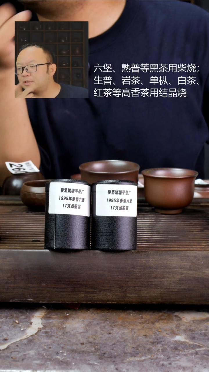 壶1995塘平茶厂参香2罐