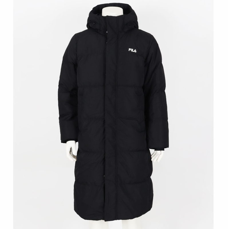 FILA/斐乐新款连帽羽绒服男女同款冬季保暖FS254DJ01X005-BBK