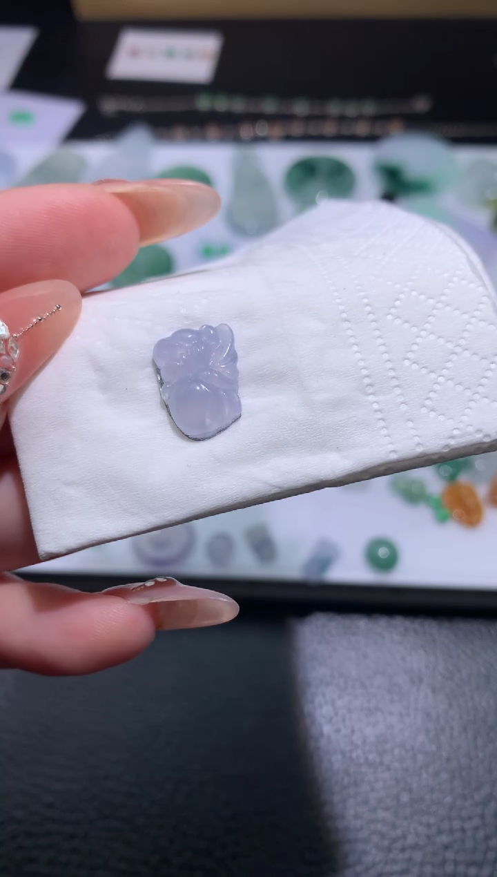 【闪购商品】定制翡翠未镶嵌花仙子