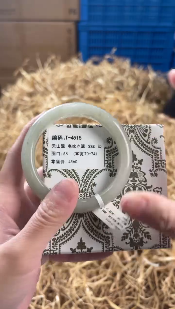 未镶嵌手镯石英质玉t-4515
