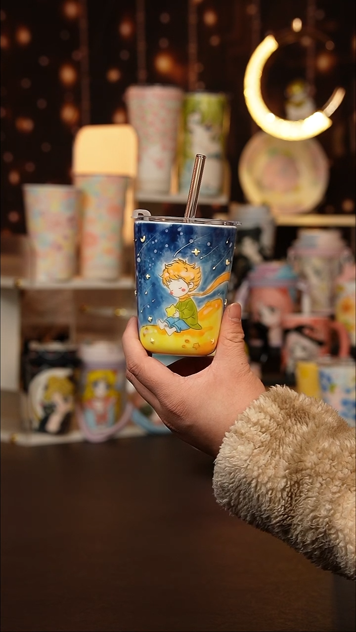 (玉泥）景德镇手工手绘文创陶瓷杯