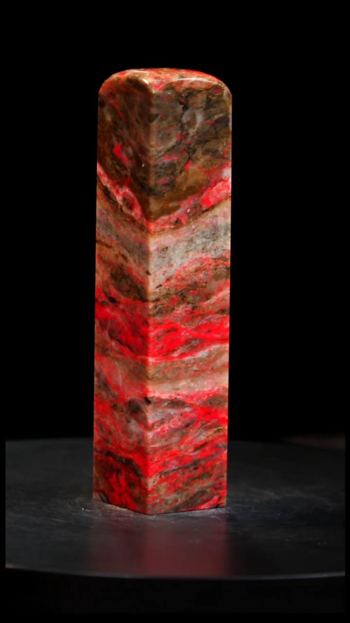 鸡血石刘关张鸡血石旬阳