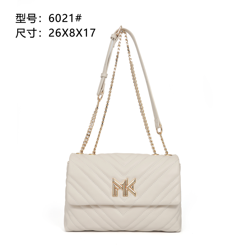 【初阳甄选】FES-6021-白色民族风斜挎包小香风女包女包
