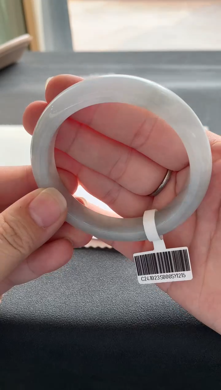 【闪购商品】翡翠手镯未镶嵌56.6正圈Y1215买断