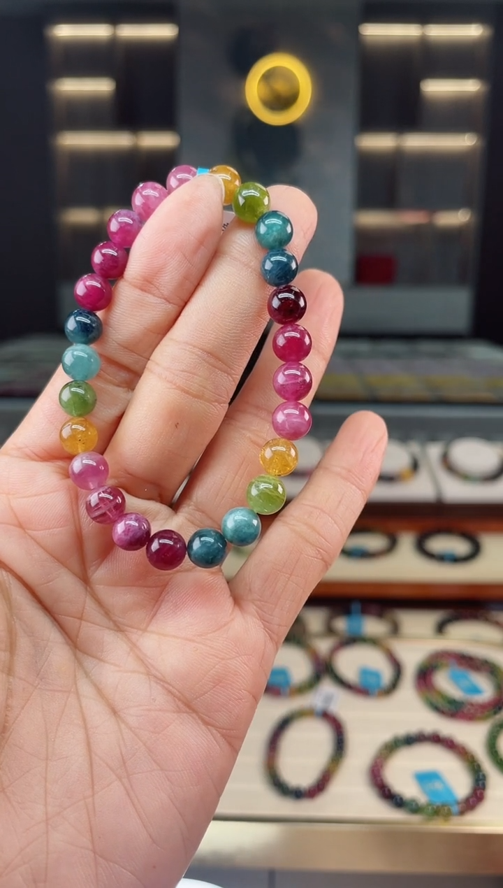 【闪购商品】碧玺单圈手串未镶嵌（多样性发一条）Q 
