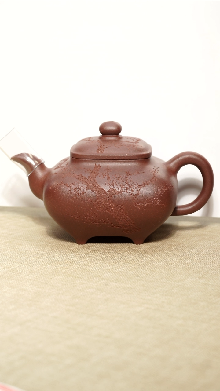 茶壶紫泥静***海四方传炉壶