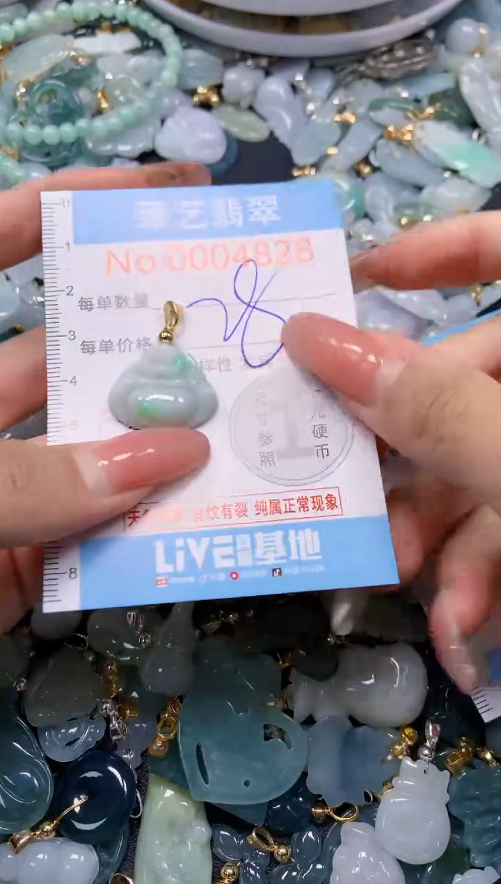 翡翠未镶嵌吊坠(不含链)4828