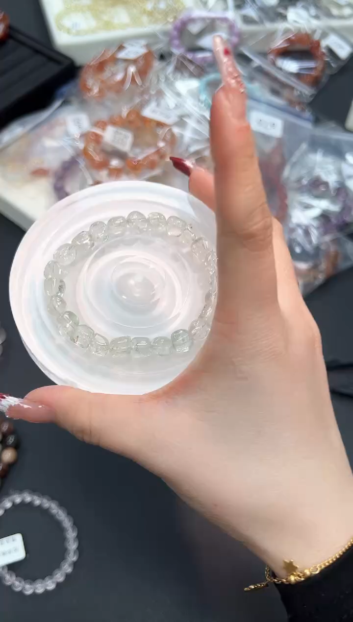 【闪购商品】水晶手串未镶嵌78a多样性发其一/1条默认微瑕