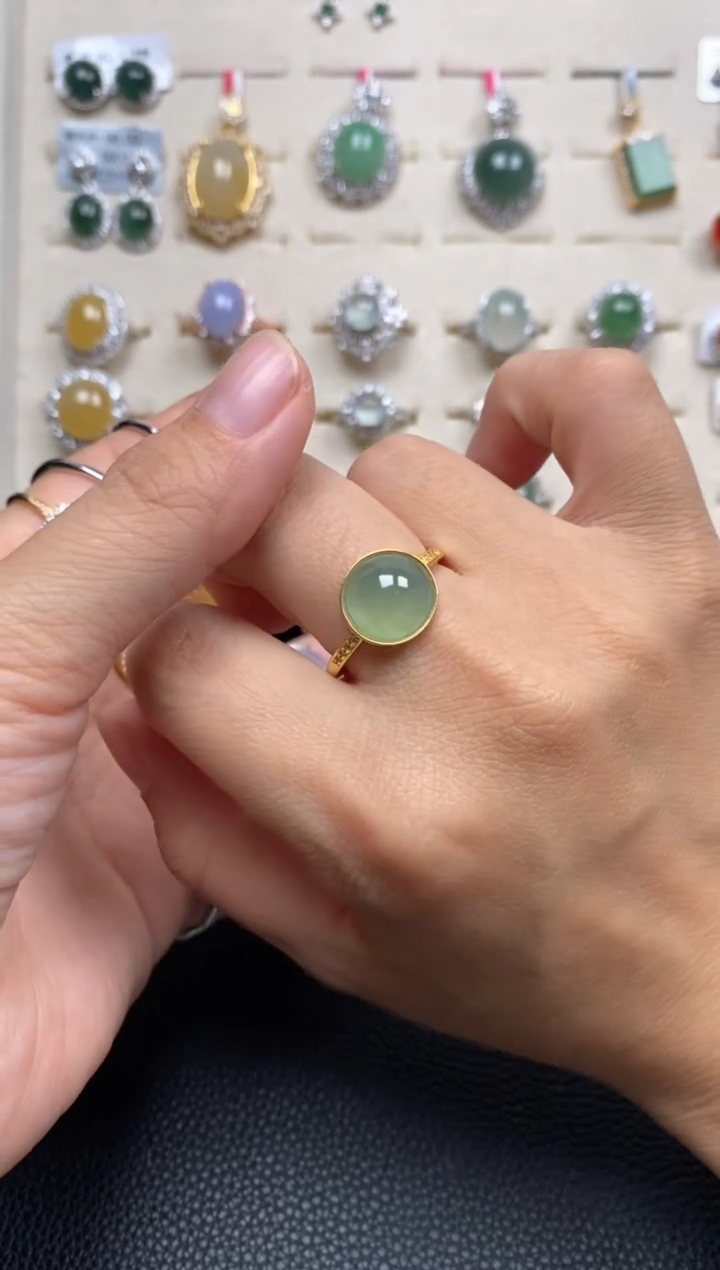 【闪购商品】翡翠戒指银S925镶嵌11111