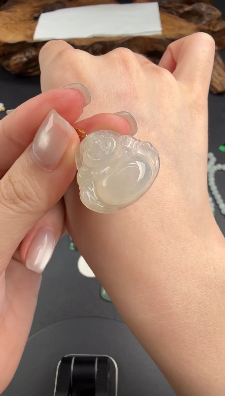 吊坠(不含链)未镶嵌翡翠翡翠饰品-223