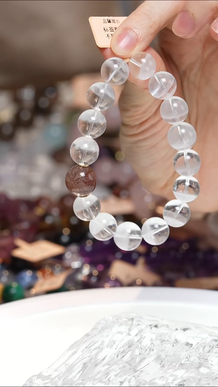 未镶嵌手串水晶白幽灵手串·MM0025NOV053L280