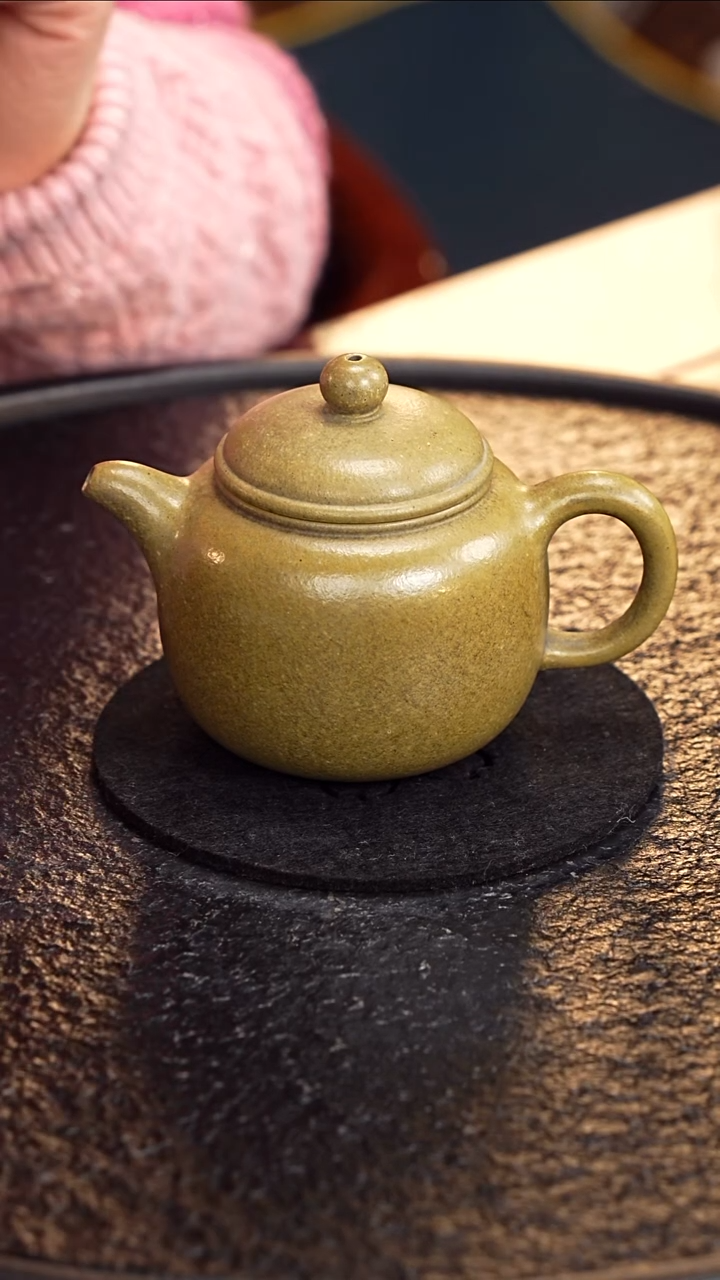 茶壶紫砂GF 匏尊4 龙背青 210毫升