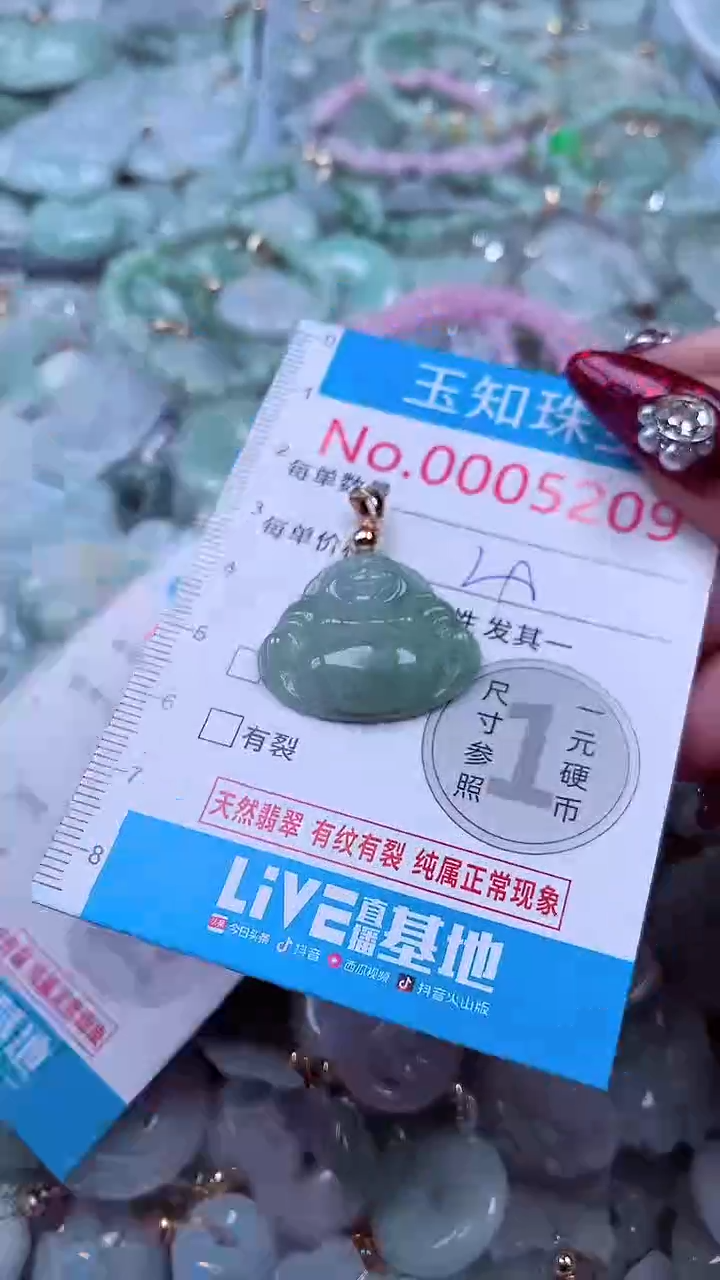 吊坠(不含链)未镶嵌翡翠5209