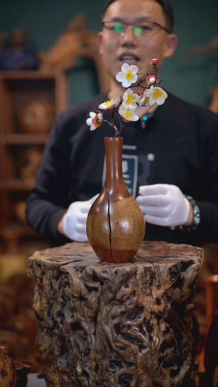 【闪购商品】枣木雷击枣木玉净瓶