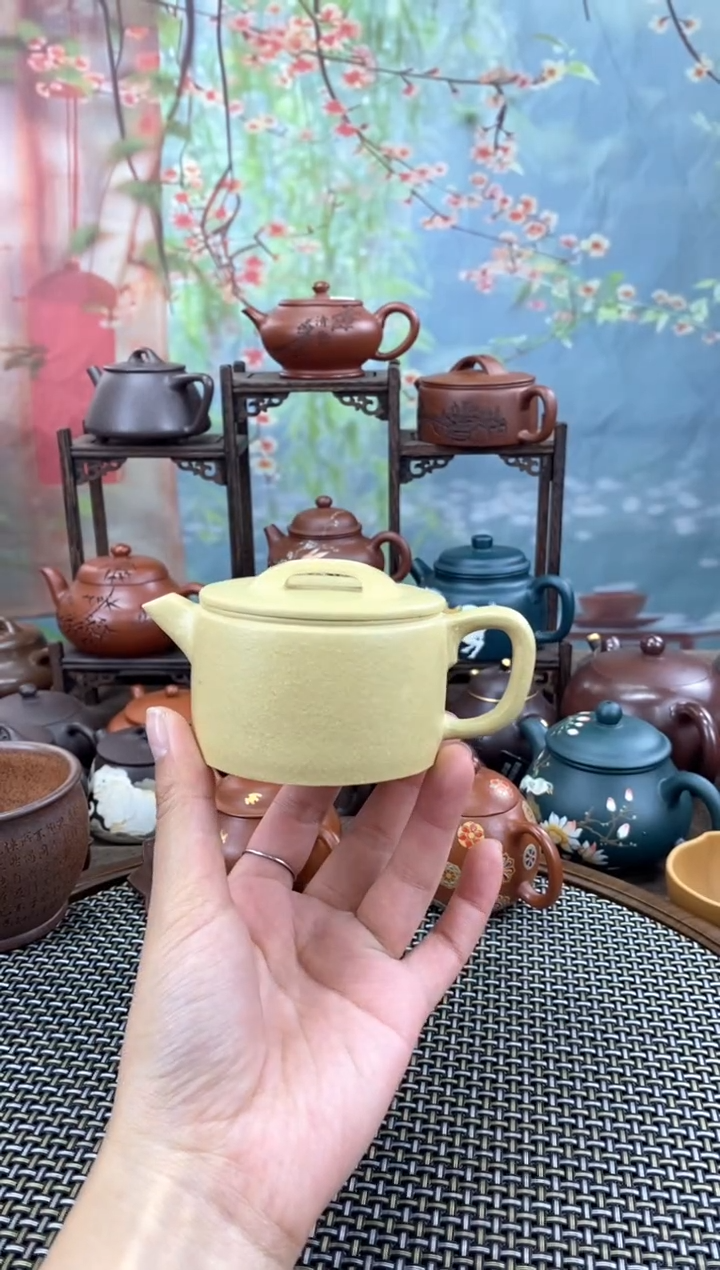 茶壶紫砂本绿汉瓦