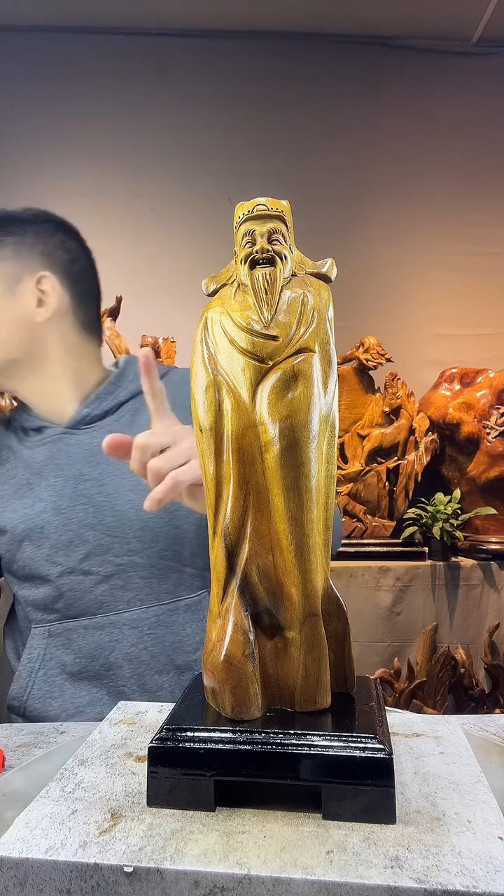 金丝楠储****赁小叶桢楠随行摆件58