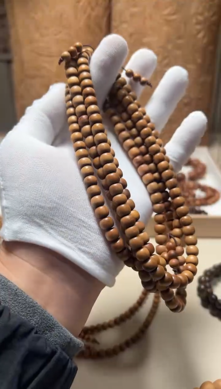 【闪购商品】檀香木手串/手链瑕疵7x8*108老山檀香