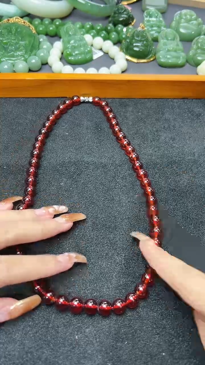 【闪购商品】石榴石项链未镶嵌57
