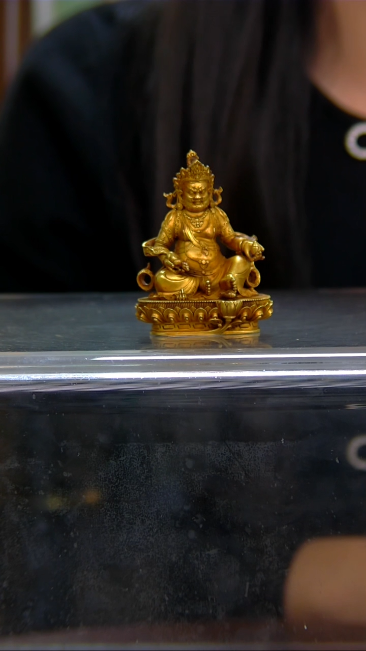 【闪购商品】紫铜鎏金，6分黄财神