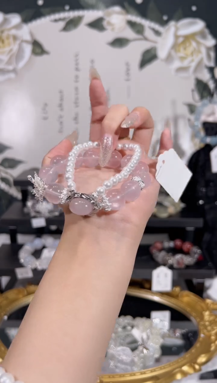 【闪购商品】水晶手链未镶嵌天然水晶默认微瑕 多样性发货发其一