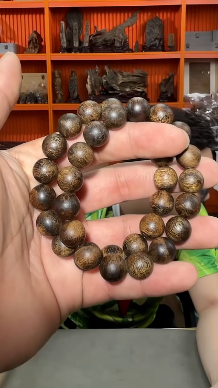 沉香手串89号单圈1.2多样性发一