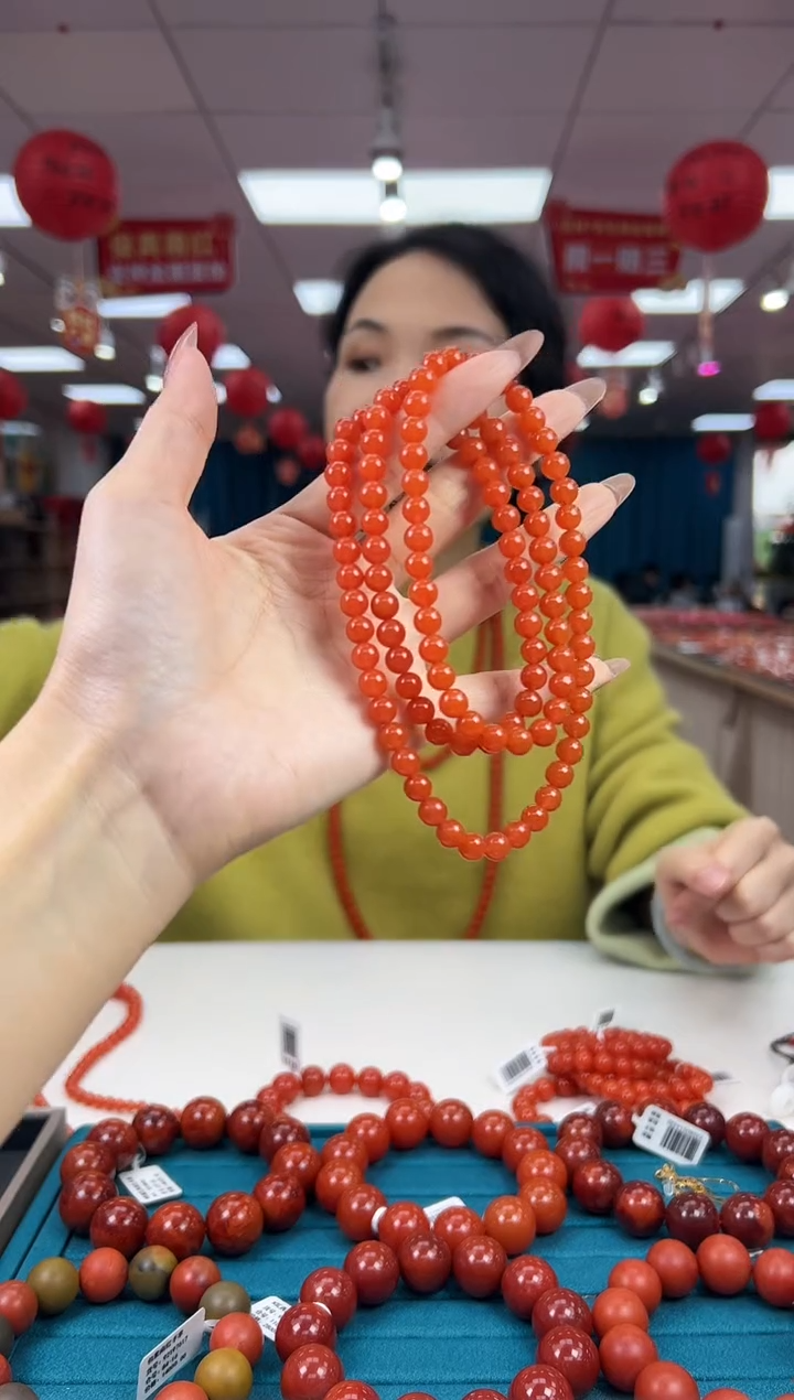 【闪购商品】南红玛瑙项链未镶嵌2.13-（多样式）