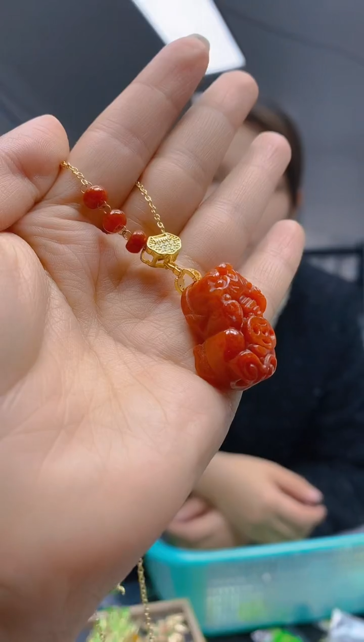 【闪购商品】翡翠耳饰合金0411翡翠锁骨链