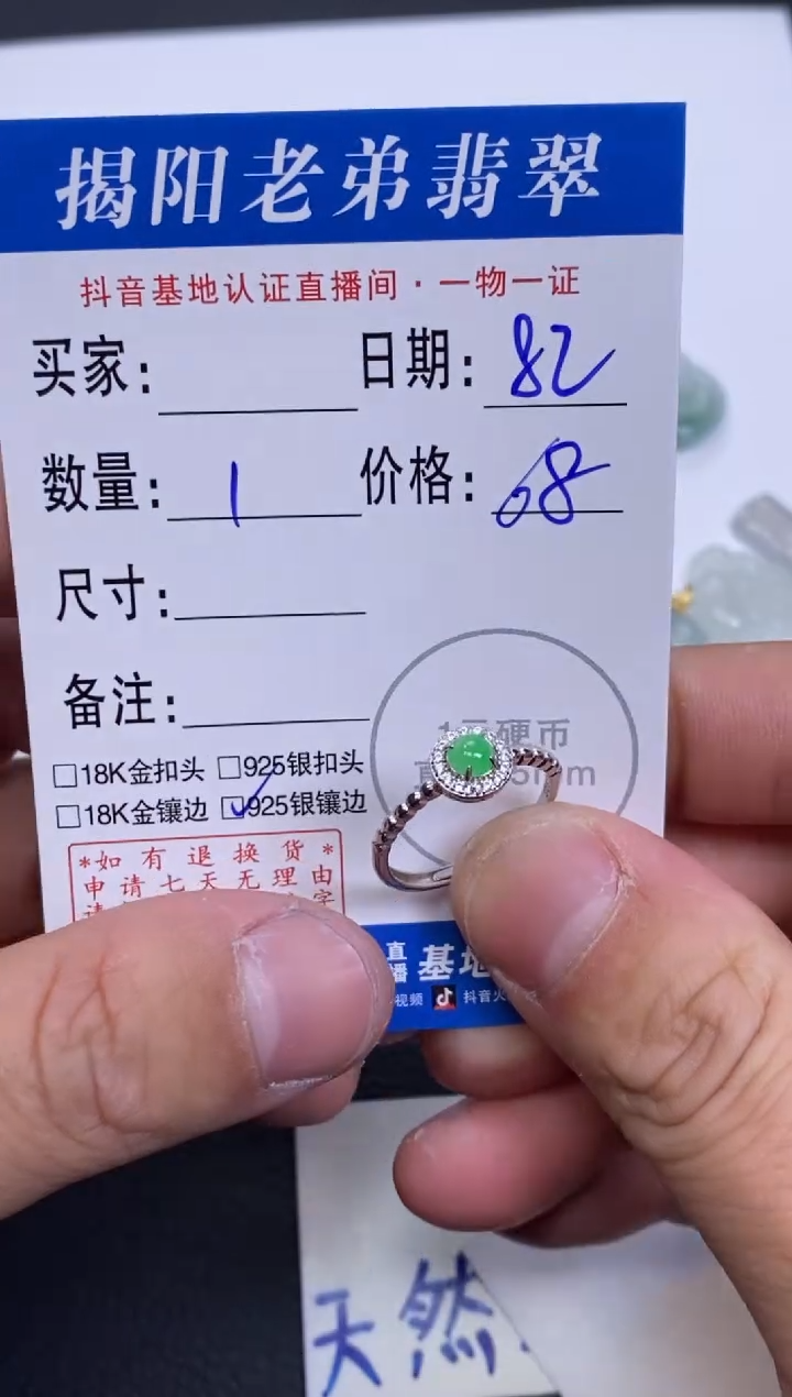 【闪购商品】翡翠颈饰银S925镶嵌多样性发其中一件