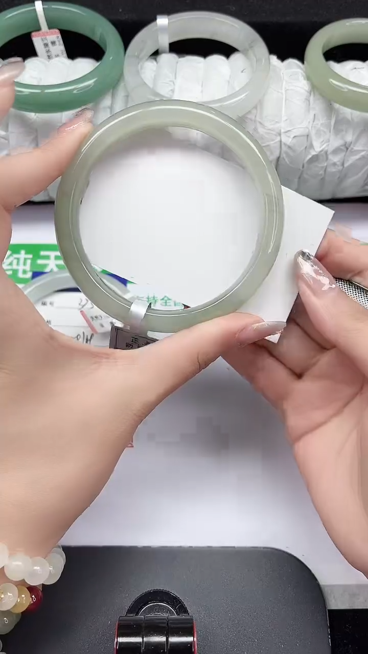 未镶嵌手镯石英质玉326-65/66