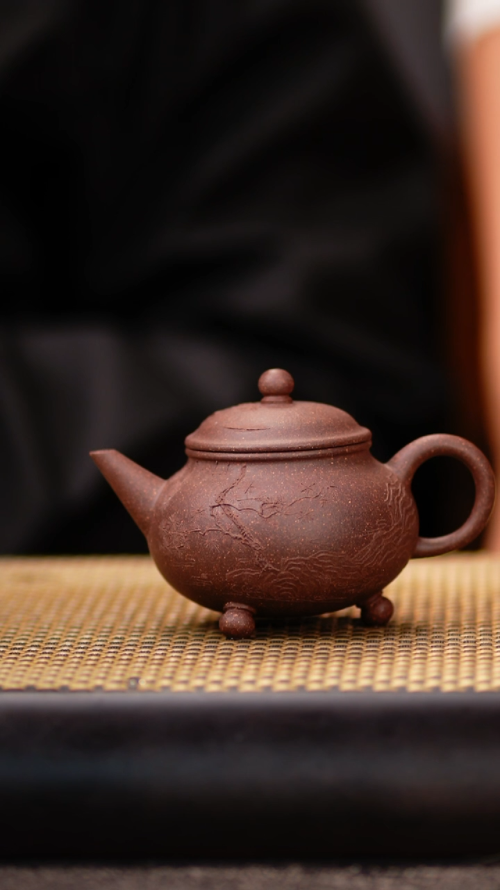 BST58紫玉金砂 三足水平（一壶一杯）