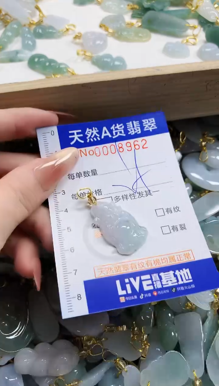 颈饰未镶嵌翡翠天然A货翡翠