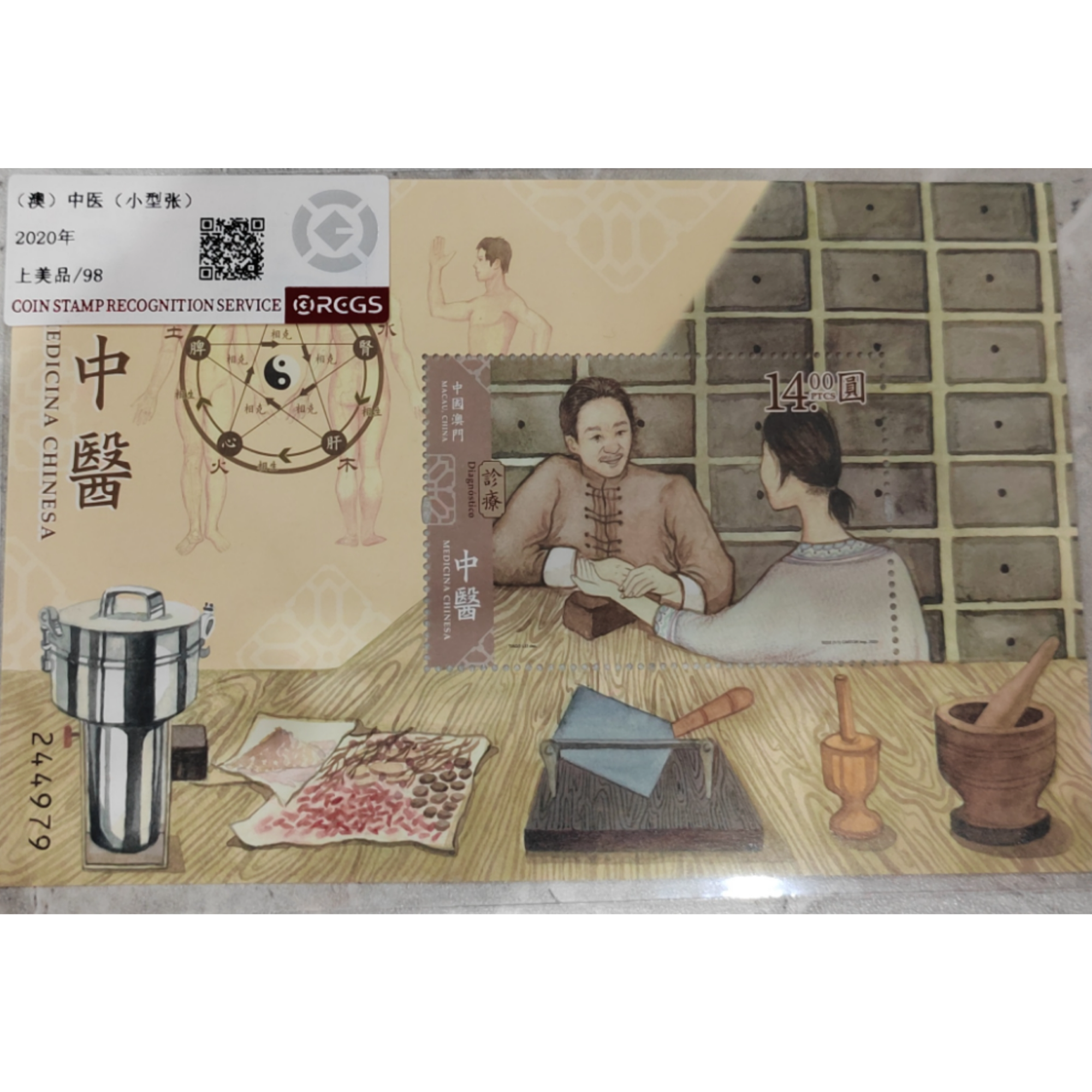 （澳）中医 小型张