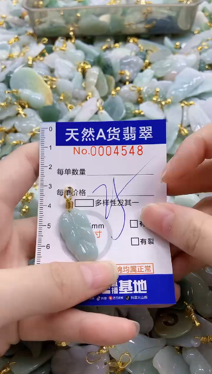 颈饰未镶嵌翡翠天然A货翡翠