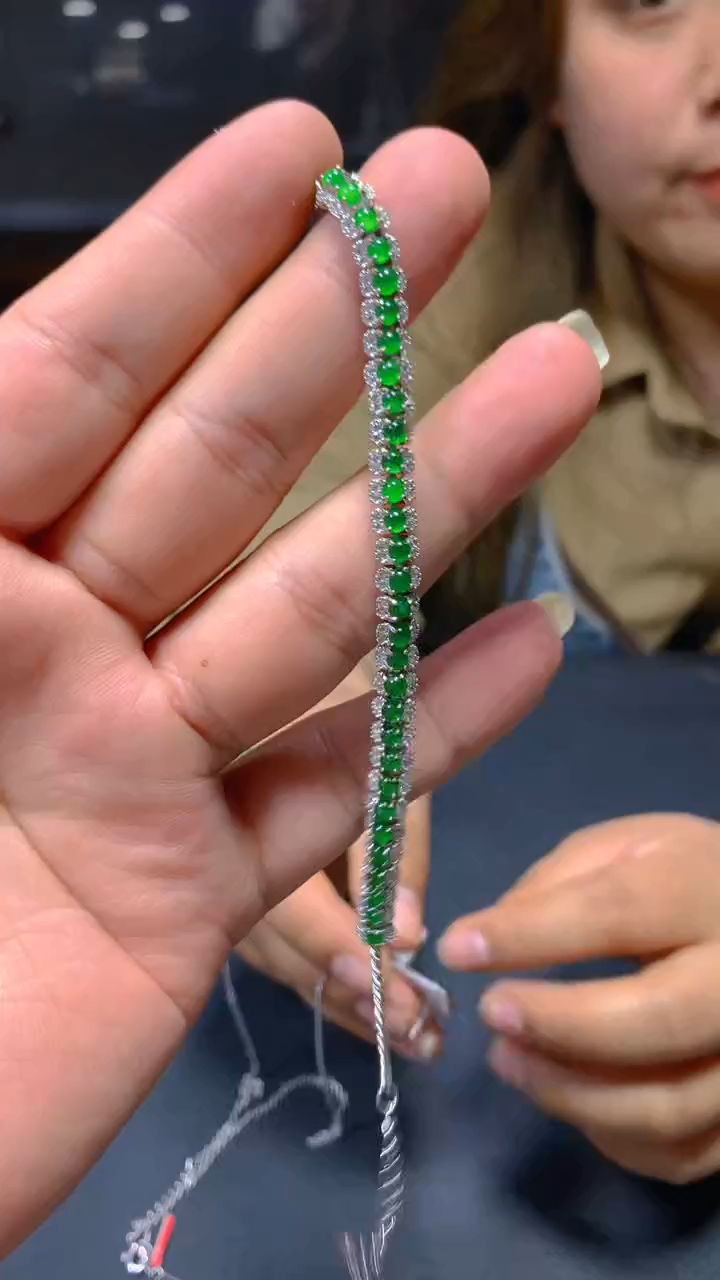 【闪购商品】翡翠手链未镶嵌0783374554/多样性发一